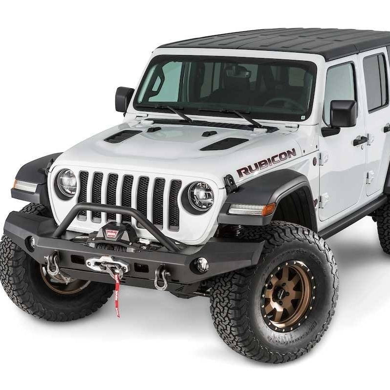 18-23 Jeep JL Elite Series Full Width Bumper Warn Industries display