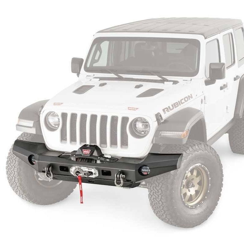 18-23 Jeep JL Elite Series Full Width Bumper Warn Industries display