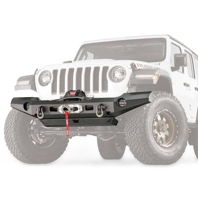 18-23 Jeep JL Elite Series Full Width Bumper Warn Industries display