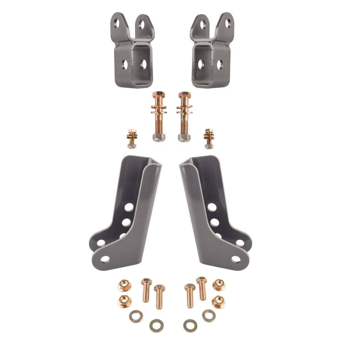 '18-23 Jeep JL Front and Rear Lower Shock Relocation Kit Suspension Synergy Manufacturing parts