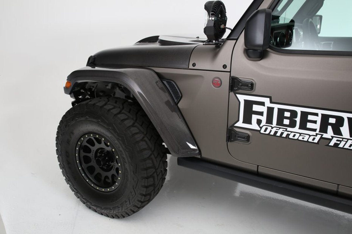 Fiberwerx - '18-Current Jeep JL RebelX 6 Piece Fender Kit