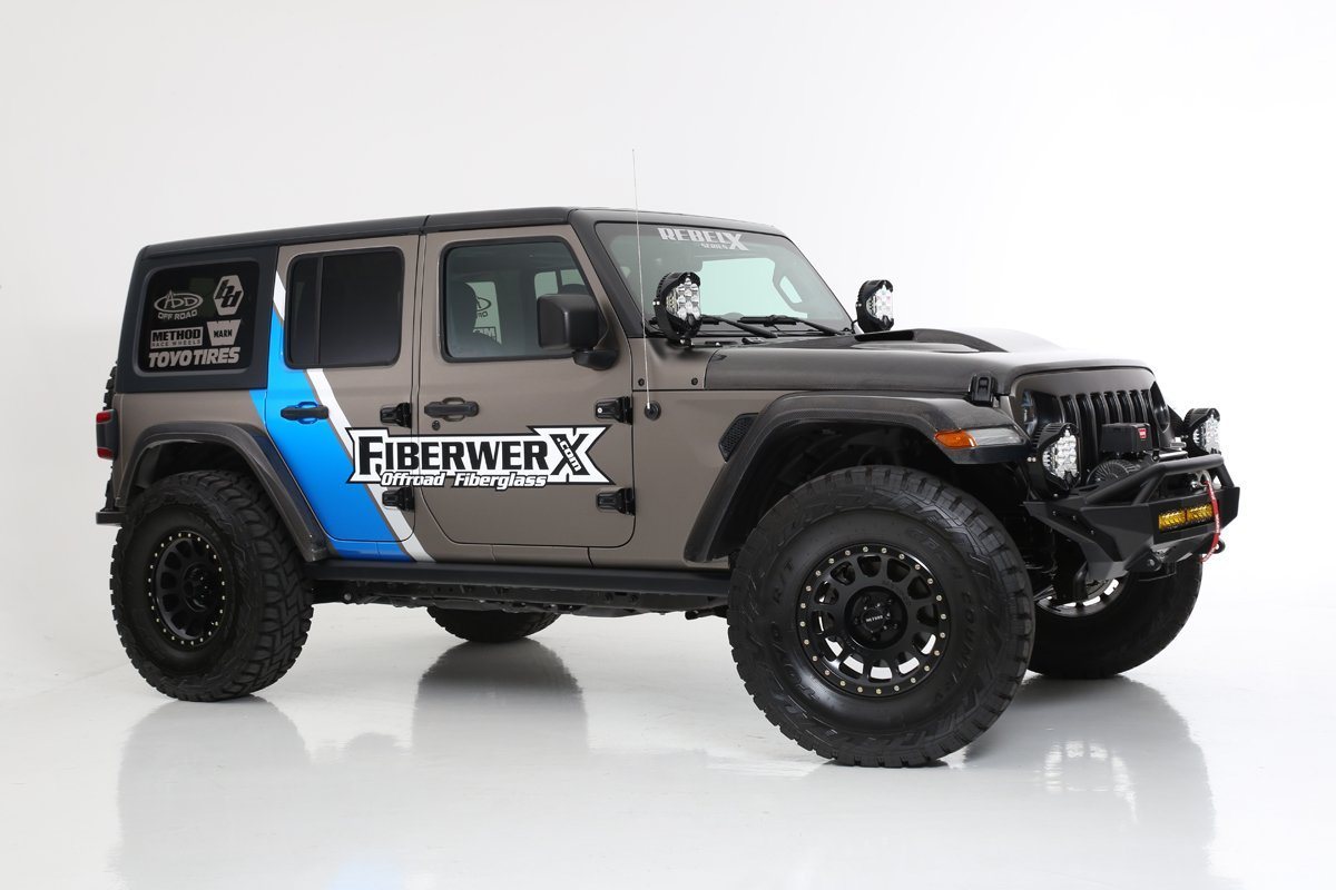 Fiberwerx - '18-Current Jeep JL RebelX 6 Piece Fender Kit