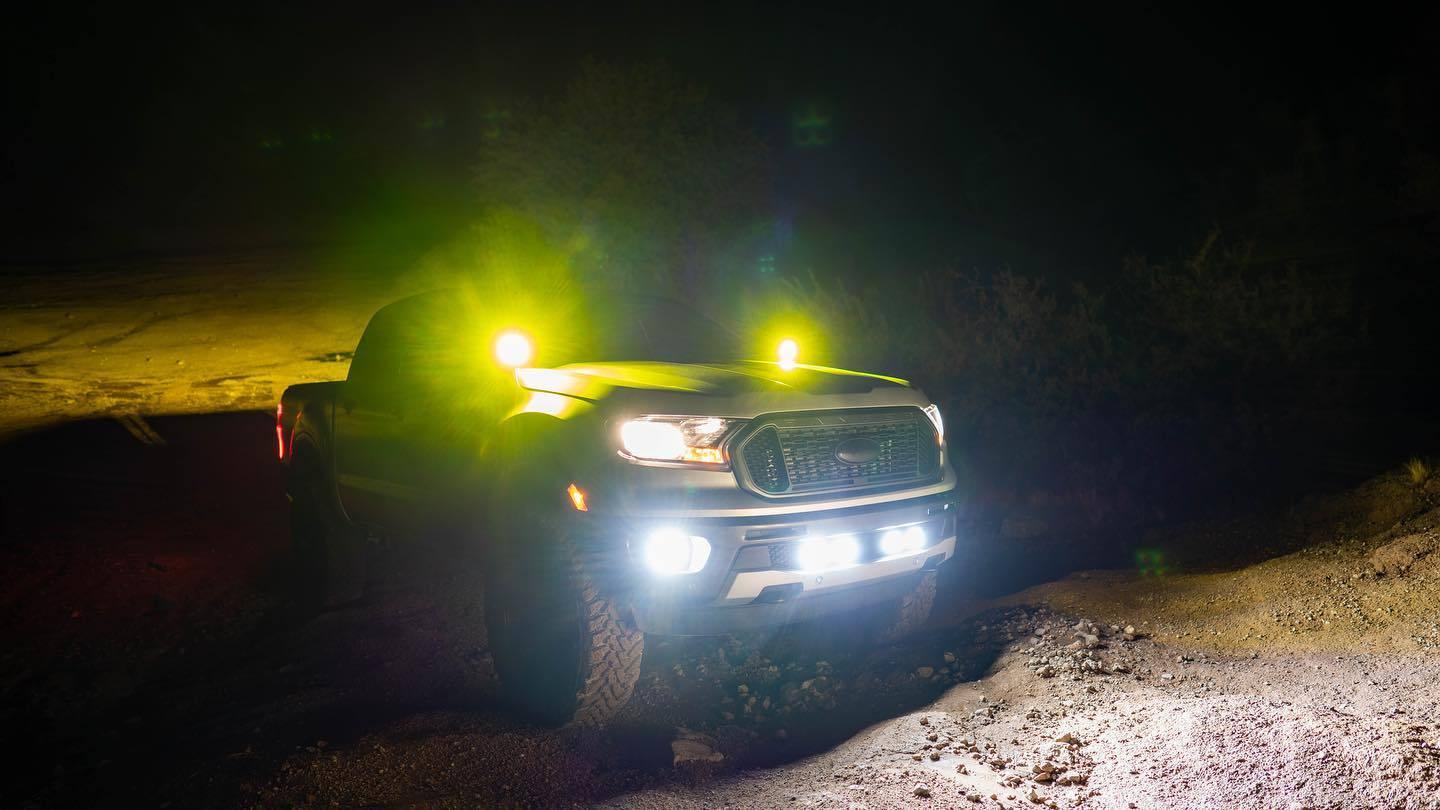 '19-Current Ford Ranger SDHQ Built A-Pillar Light Mounts Lighting SDHQ Off Road 