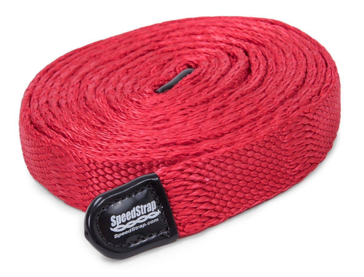 1"x 15' Red Nylon Recovery Strap Straps SpeedStrap individual display