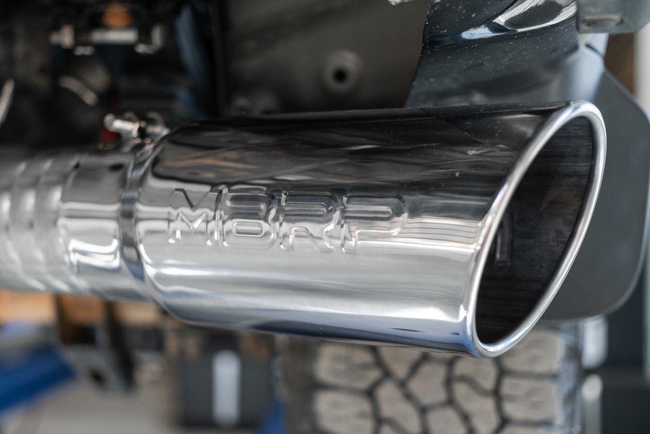 '20-23 Chevy/GMC 6.6L Duramax AL 4" Single Side Filter Back Exhaust MBRP logo