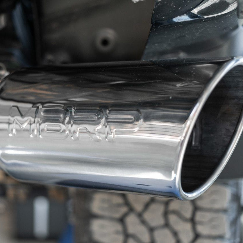 '20-23 Chevy/GMC 6.6L Duramax AL 4" Single Side Filter Back Exhaust MBRP logo