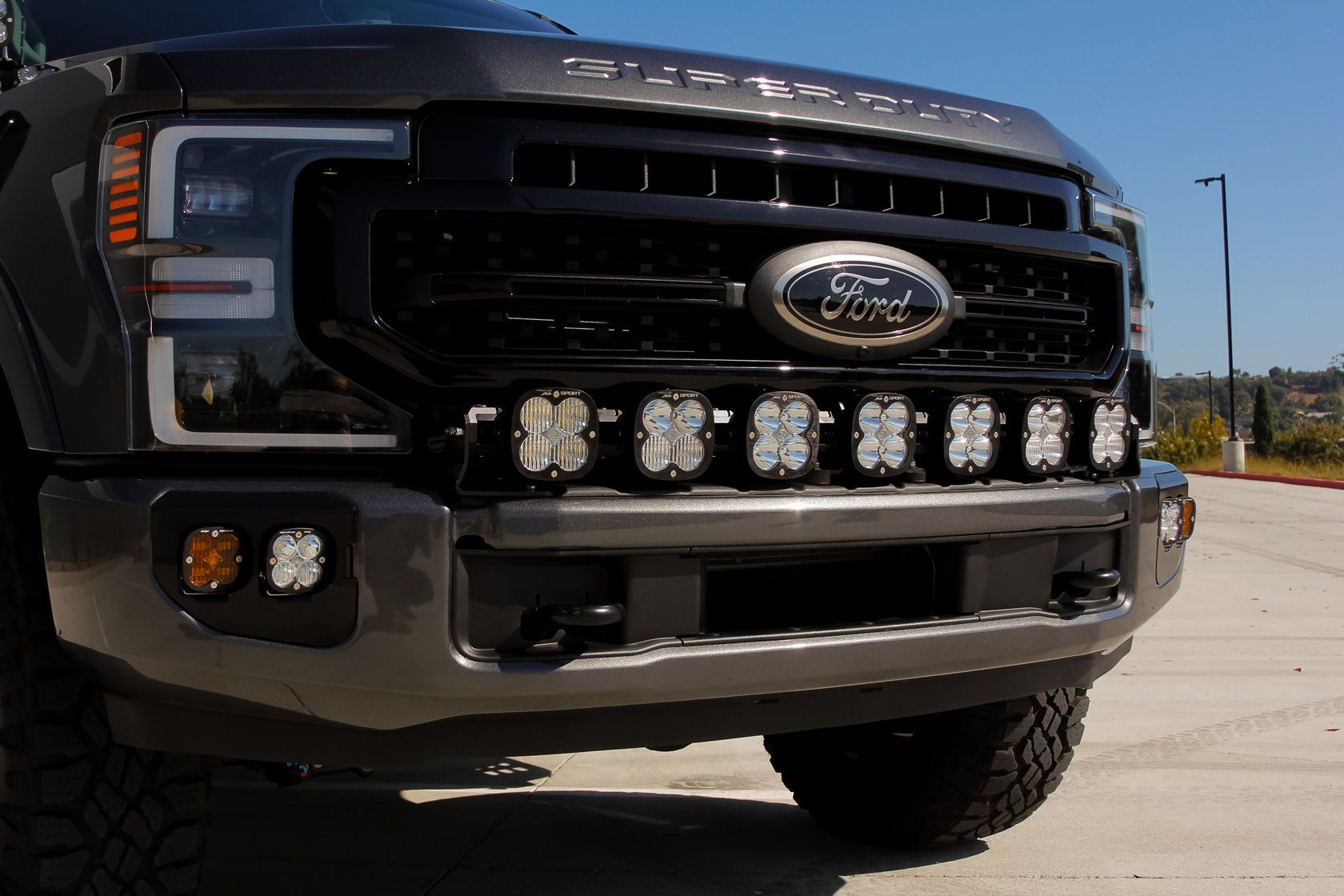 '20-22 Ford F250/350 XL Linkable LED Light Kit Lighting Baja Designs display