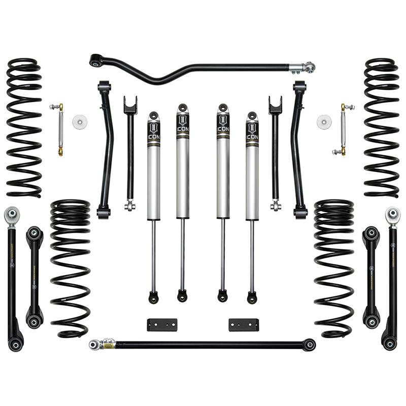 20-23 Jeep Gladiator (JT) 2.5" Suspension System-Stage 5 Suspension Icon Vehicle Dynamics Tubular Adjustable Lower and Upper Links parts