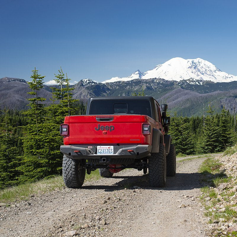 '20-21 Jeep Gladiator (JT) Rear Bumper Lower Protection Tube Bumper ARB display on Vehicle (Rear View)