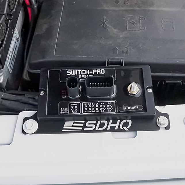 '20-Current Jeep JL EcoDiesel/V8 SDHQ Built Complete Switch-Pros SP-9100 Mounting Kit Lighting SDHQ Off Road