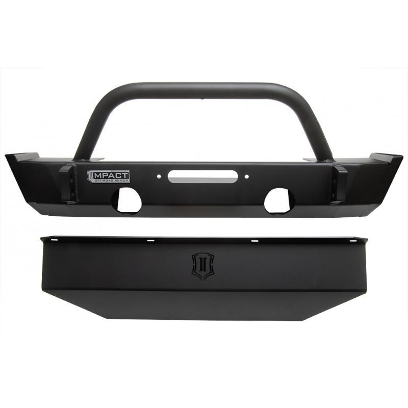 '20-23 Jeep JT Front Bumper w/ Skid Plate Suspension Impact Series Off-Road Armor display