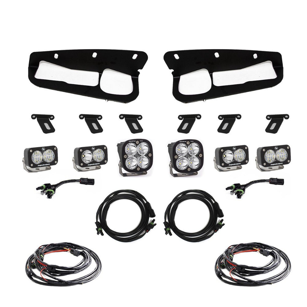 '21-23 Ford Bronco Squadron Pro Fog Light Pocket Kit Lighting Baja Designs parts