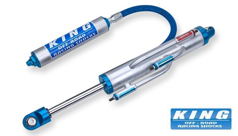 2.5 Race Series 4 Tube 7/8" Shaft Bypass Shock Suspension King Off-Road Shocks 10 IN Remote Reservoir 