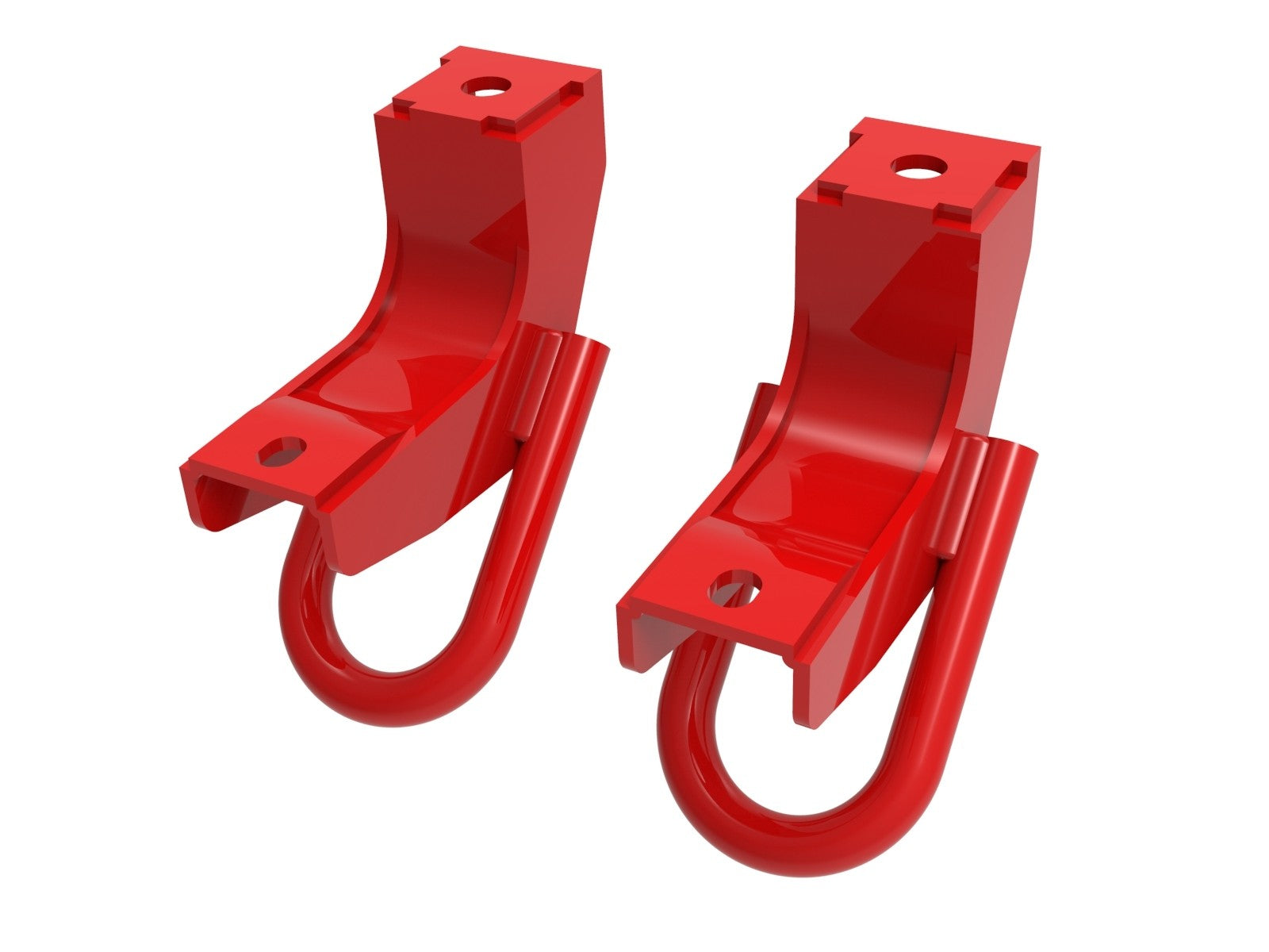 '22-23 Toyota Tundra aFe Control Red Front Tow Hooks (front side)