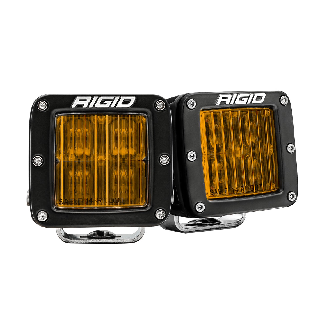 Rigid Industries D-Series Pro SAE Fog Light Yellow (Pair)