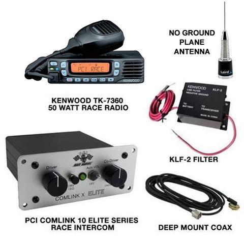 50w Race Package Communications PCI Radios Comlink 10 parts
