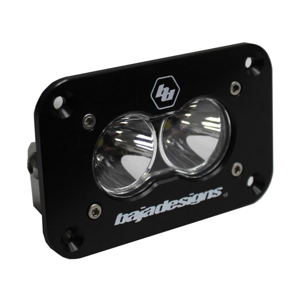 Baja Designs S2 Sport Flush Mount LED Light (Clear Lens) Spot Display 