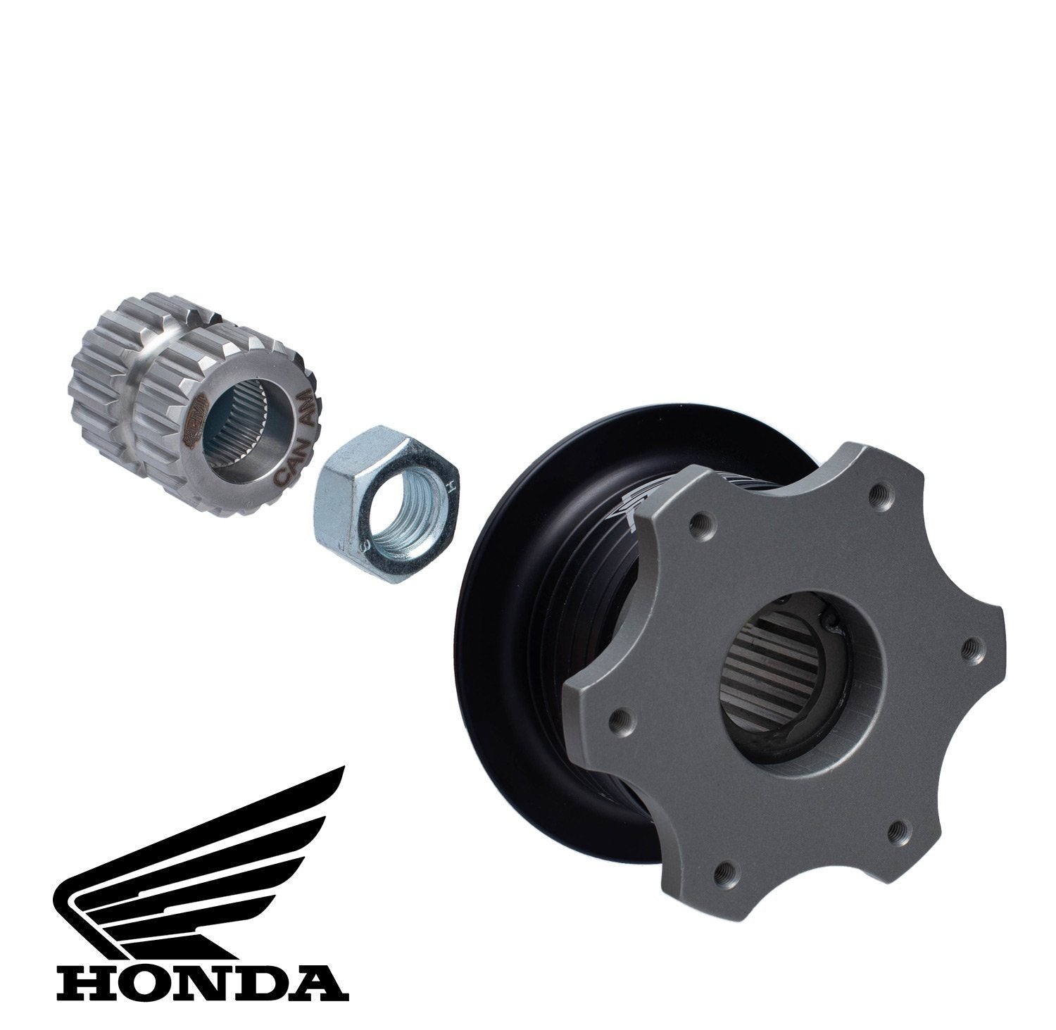 6 bolt aluminium Steering wheel Quick Release adapter-Honda MPI parts