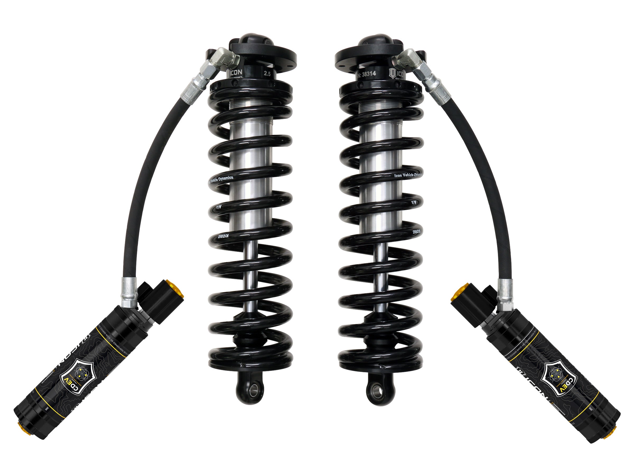 '17-22 Ford F250/F350 4WD Icon 2.5 RR CDEV Coilover Conversion Kit (4-5.5" Lift)