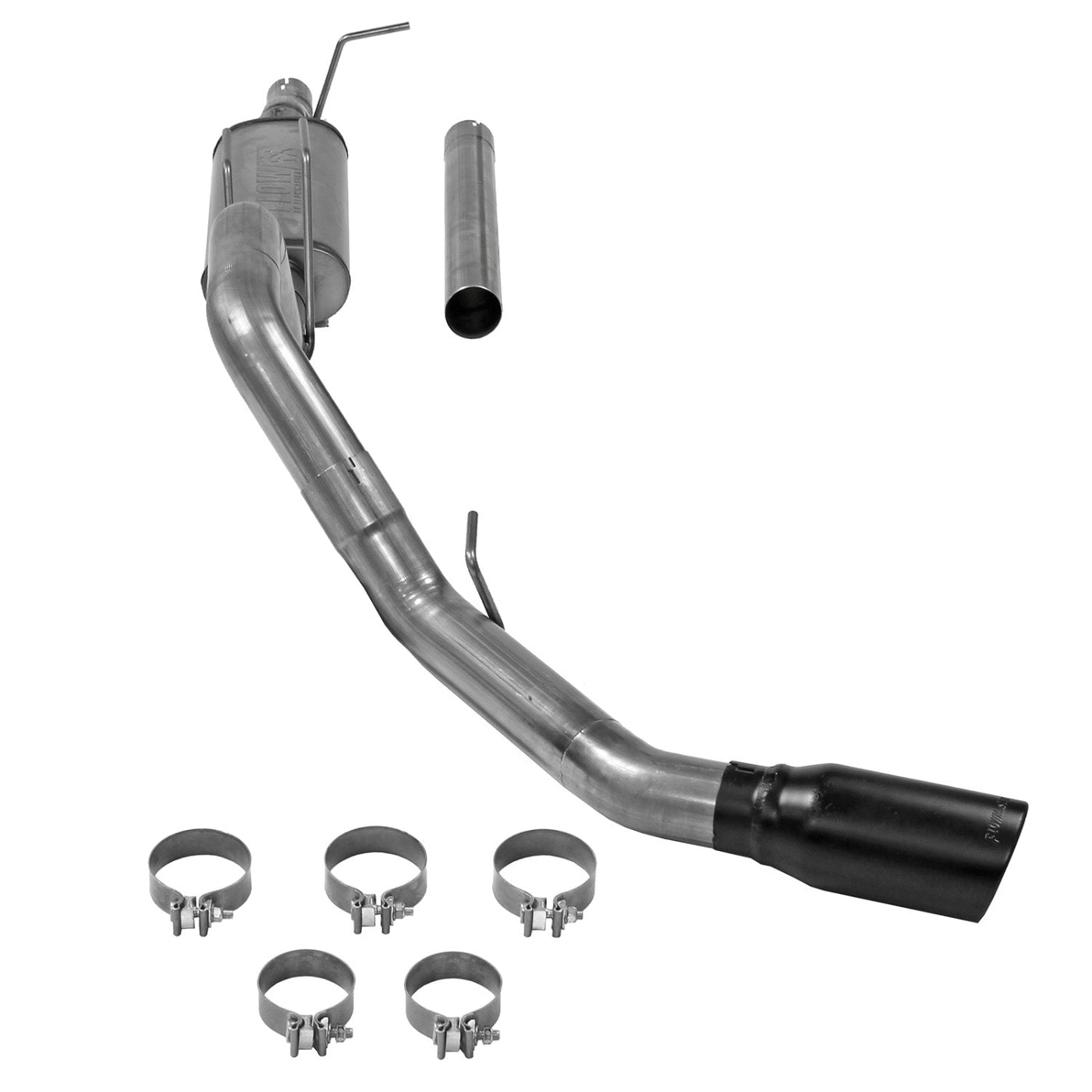 '17-22 Ford F-250/F-350 6.2l/7.3L V8 Flowmaster FlowFX Cat-Back Exhaust System Display of Included Parts 