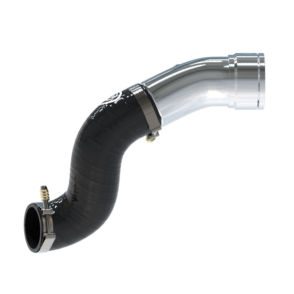 '17-22 Ford Powerstroke 6.7L S&B Filters Cold Side Intercooler Pipe (side view)
