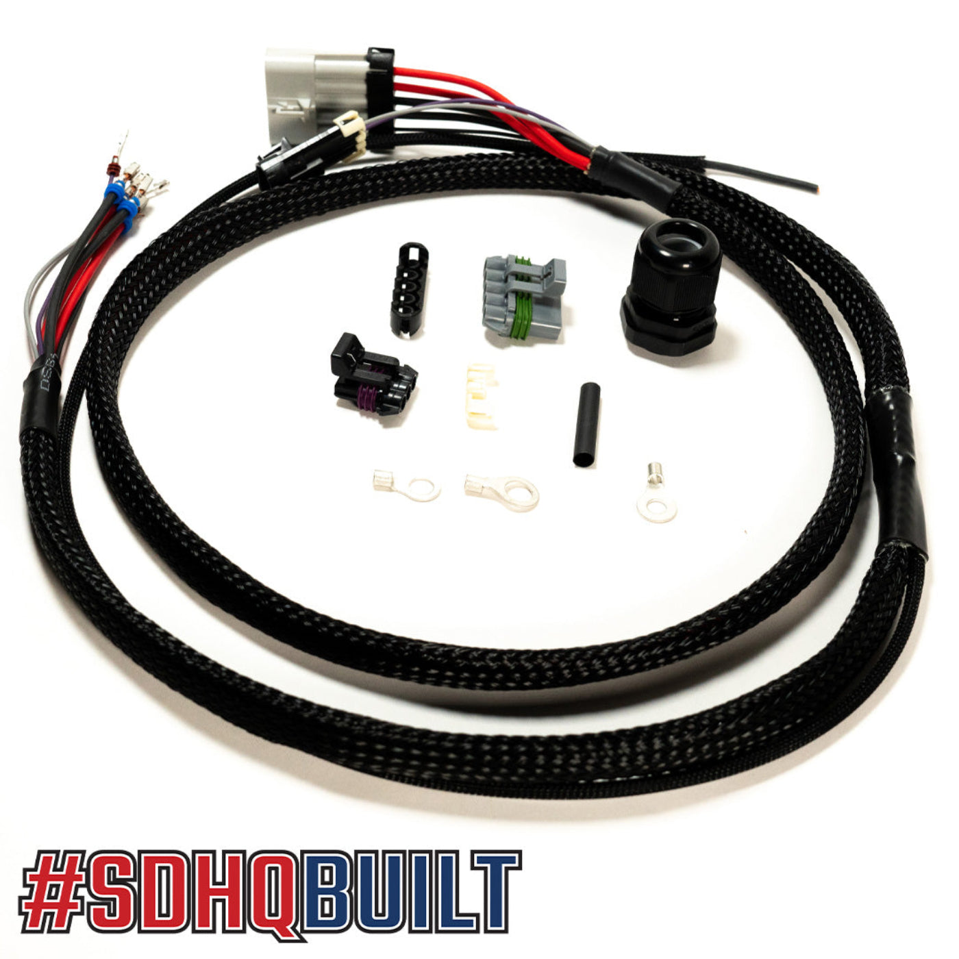 SDHQ ARB Twin Extension Harness display of included parts 