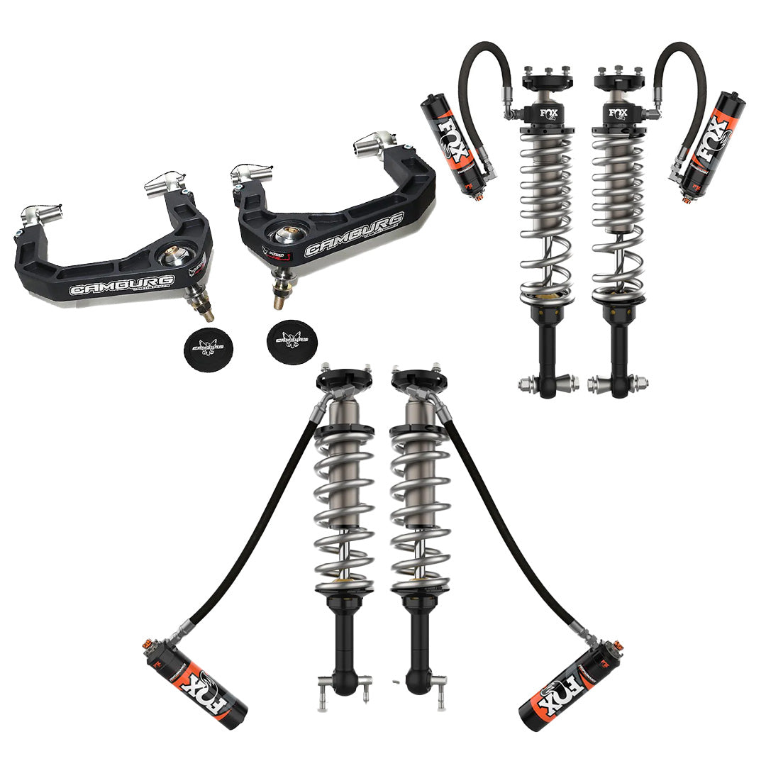 '21-23 4 Door Ford Bronco Front and Rear Fox Performance Elite Series RR 2.5 Coilovers with Upper Control Arms