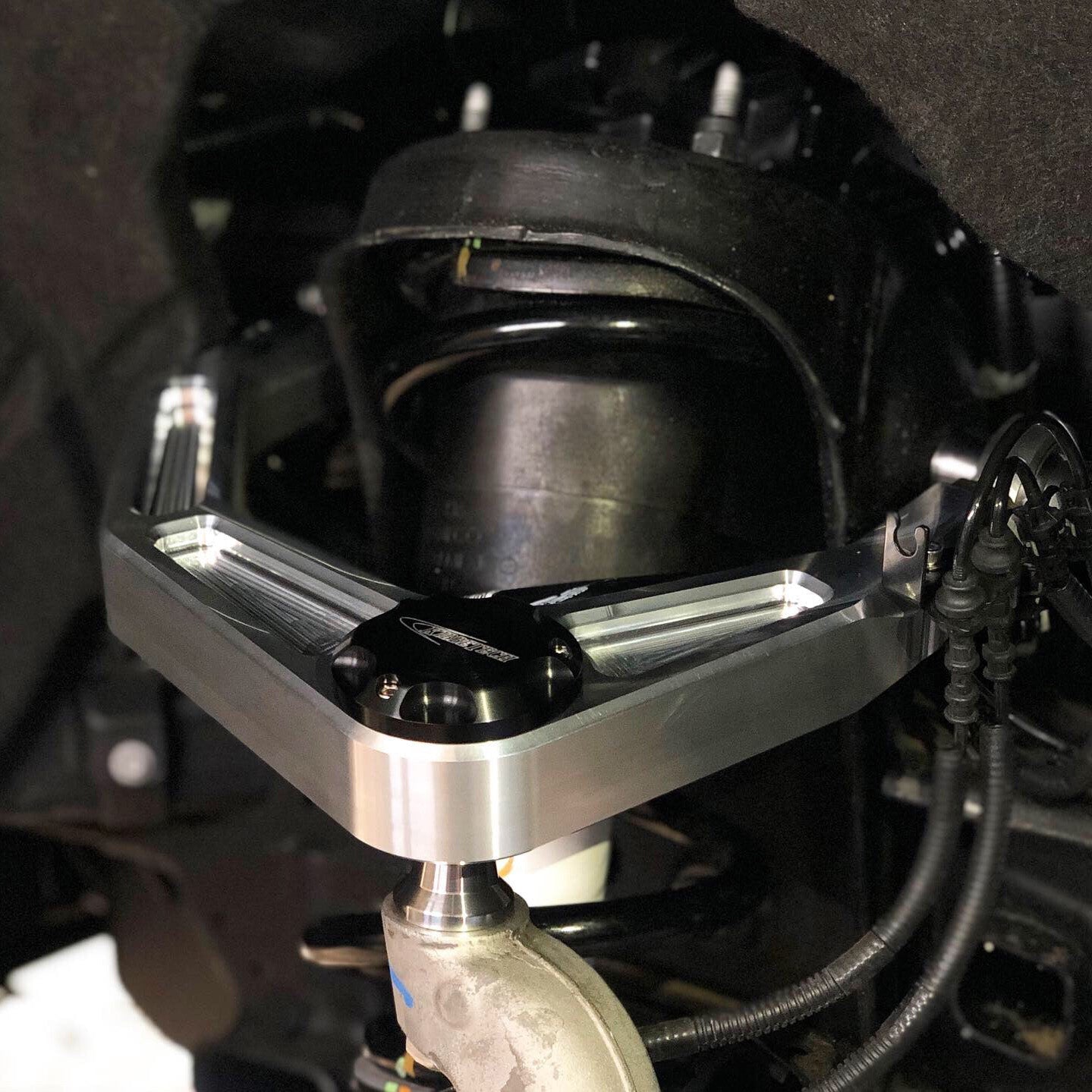 '19-23 Chevy Silverado Kibbetech Billet Aluminum Upper Control Arms close-up