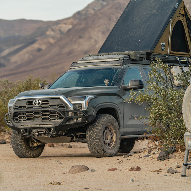 '22-25 Toyota Tundra CBI Off-Road Baja Front Bumper Display on vehicle 