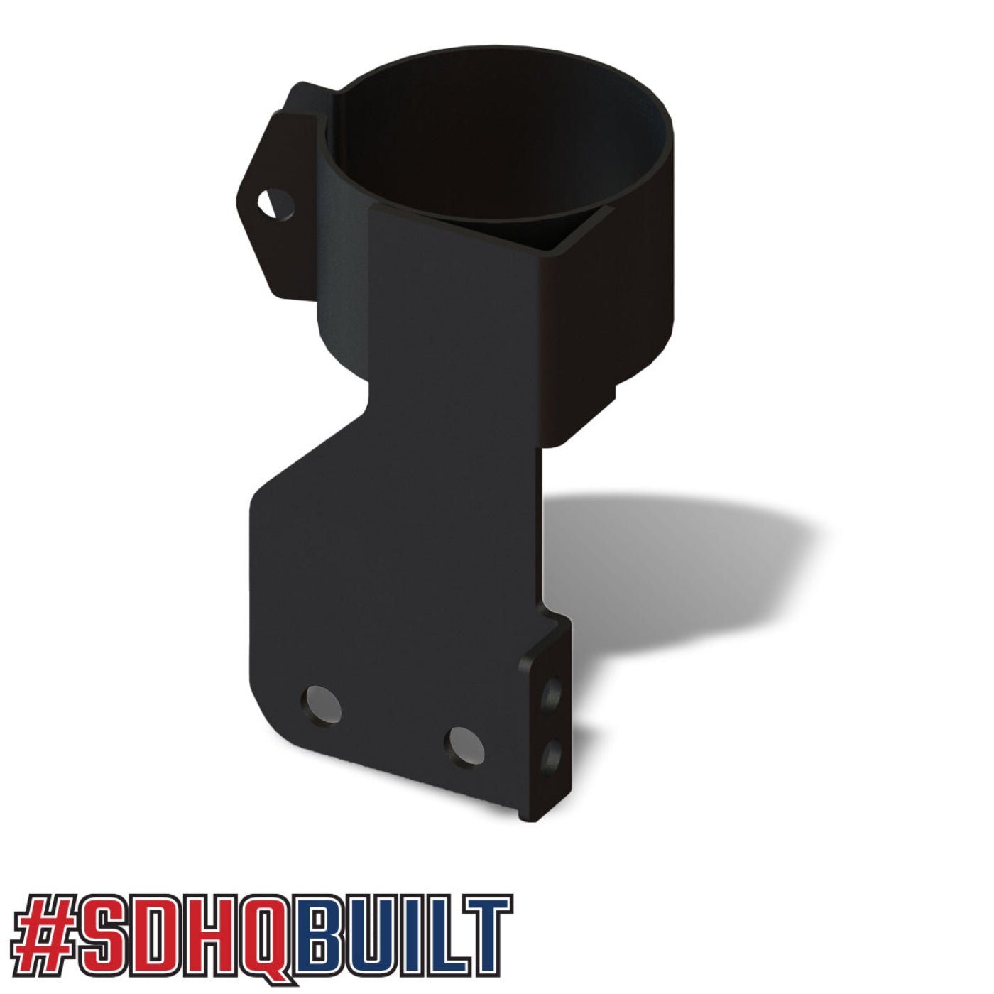 SDHQ Built Dual Battery Billet Power Steering Reservoir Mount design