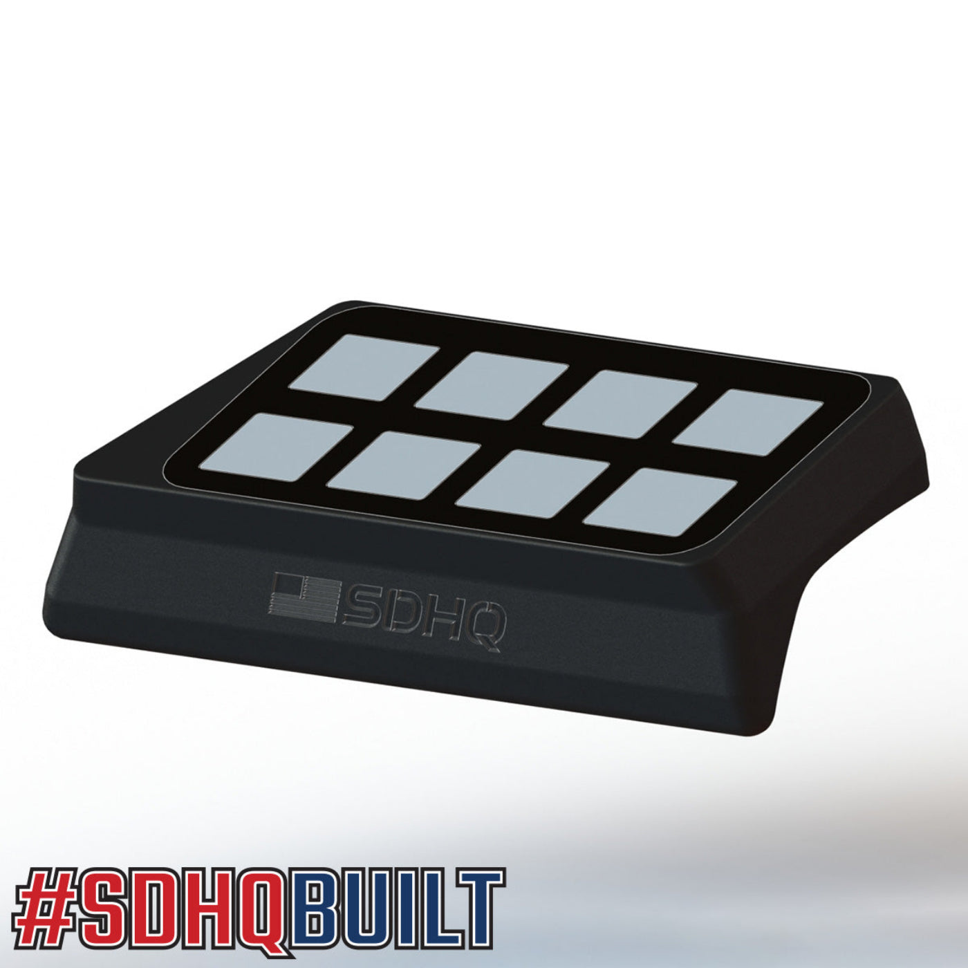 '15-20 Ford F150 SDHQ Built Switch Pros SP-9100 Flow Through Center Console Keypad Mount design