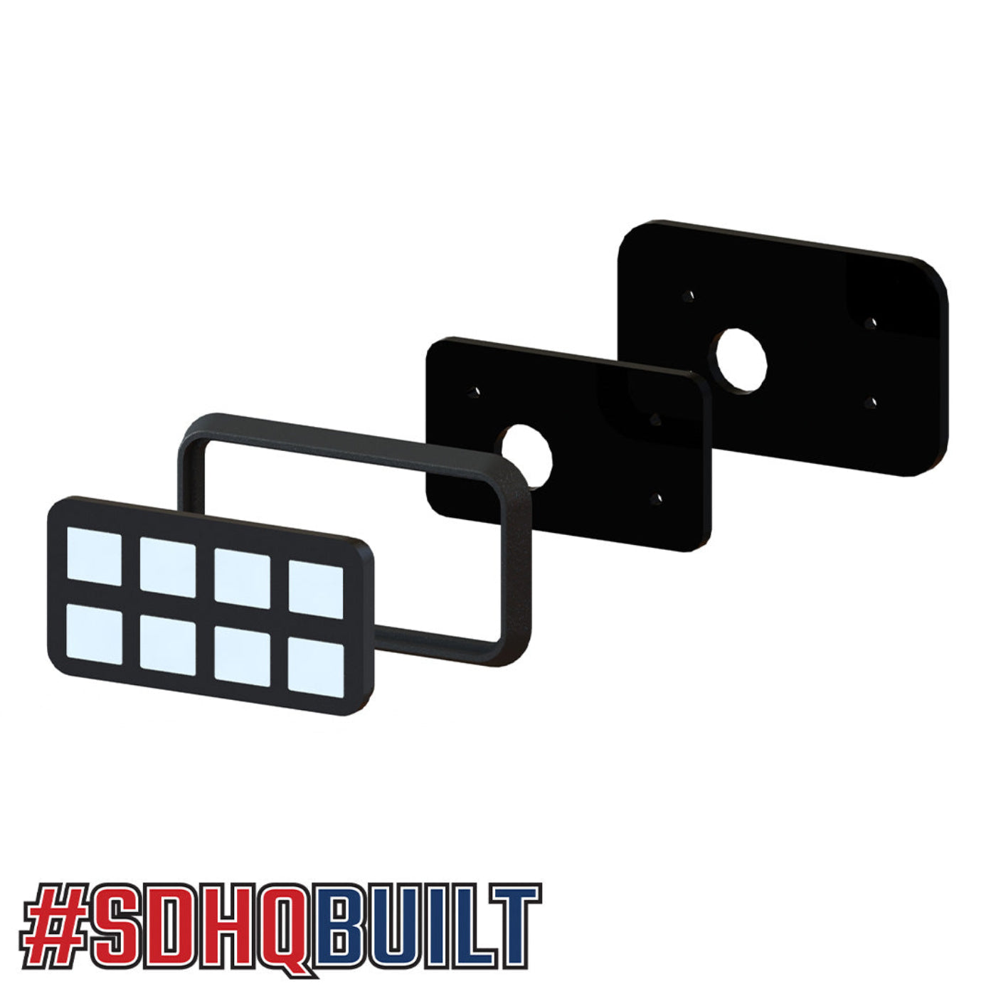 2009-2014 SDHQ Built Ford F150 Switch Pros Keypad 9100 Mount design