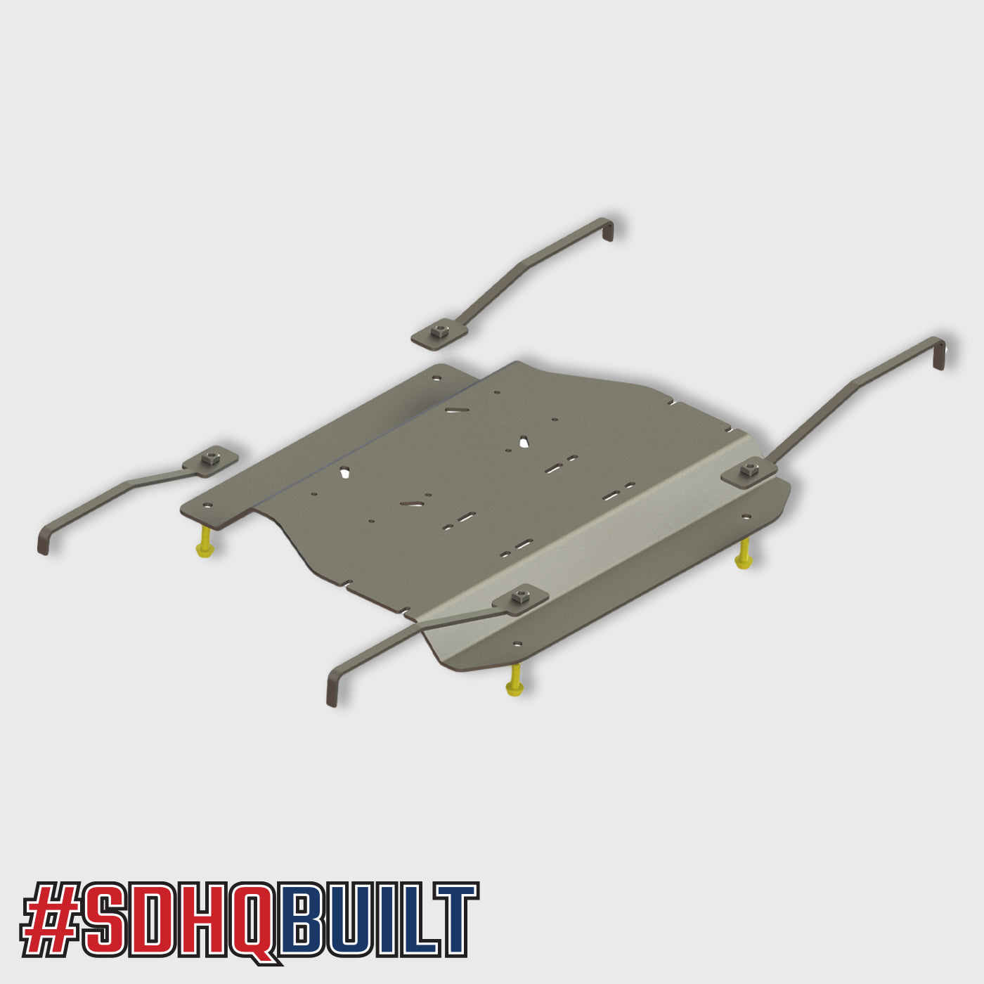 '17-24 Ford Super Duty F-250/F-350 SDHQ Built Under Bed Air Compressor Mount design 