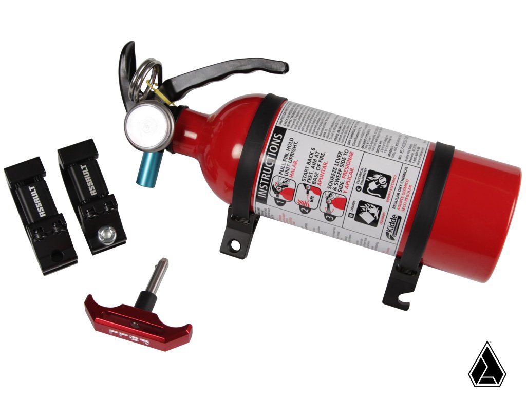 Assault Industries Quick Release UTV Fire Extinguisher Kit parts