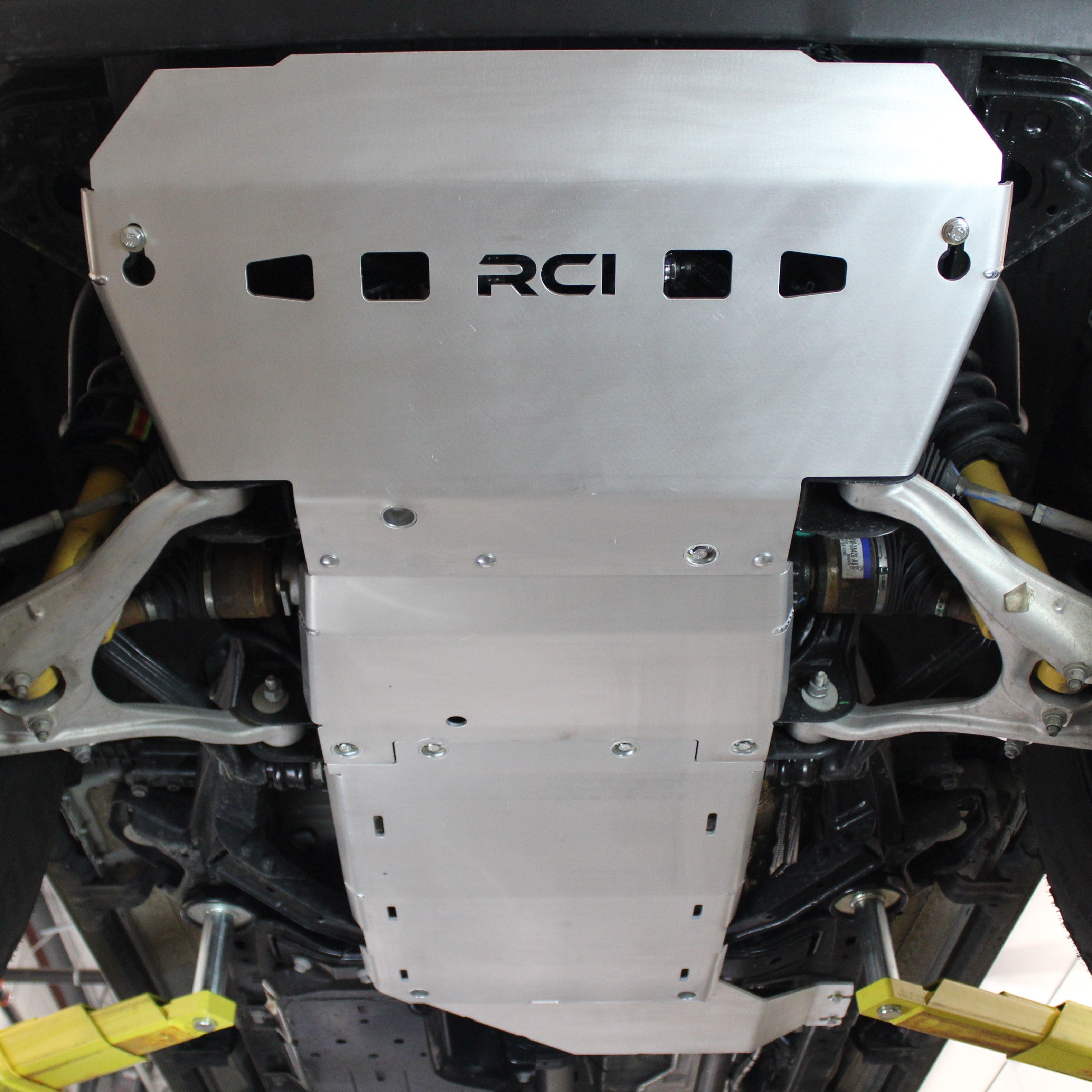'21-23 Ford Bronco RCI Off Road Skid Plate Package (bottom view)