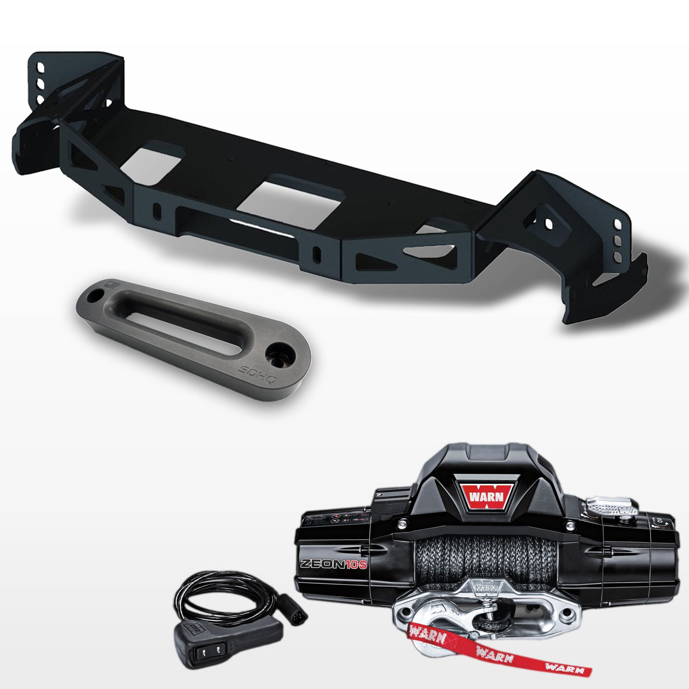 '14-23 Lexus GX460 "Build Your Own" SDHQ Built Winch Mount design with winch and fairlead