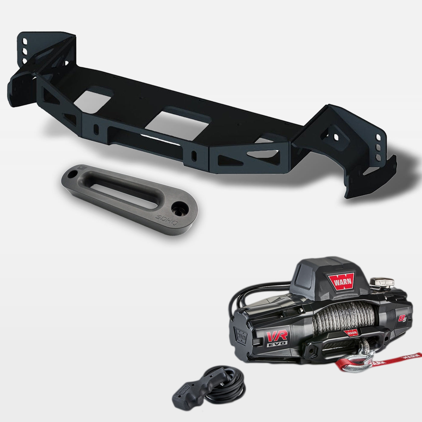 '14-23 Lexus GX460 "Build Your Own" SDHQ Built Winch Mount design with winch 