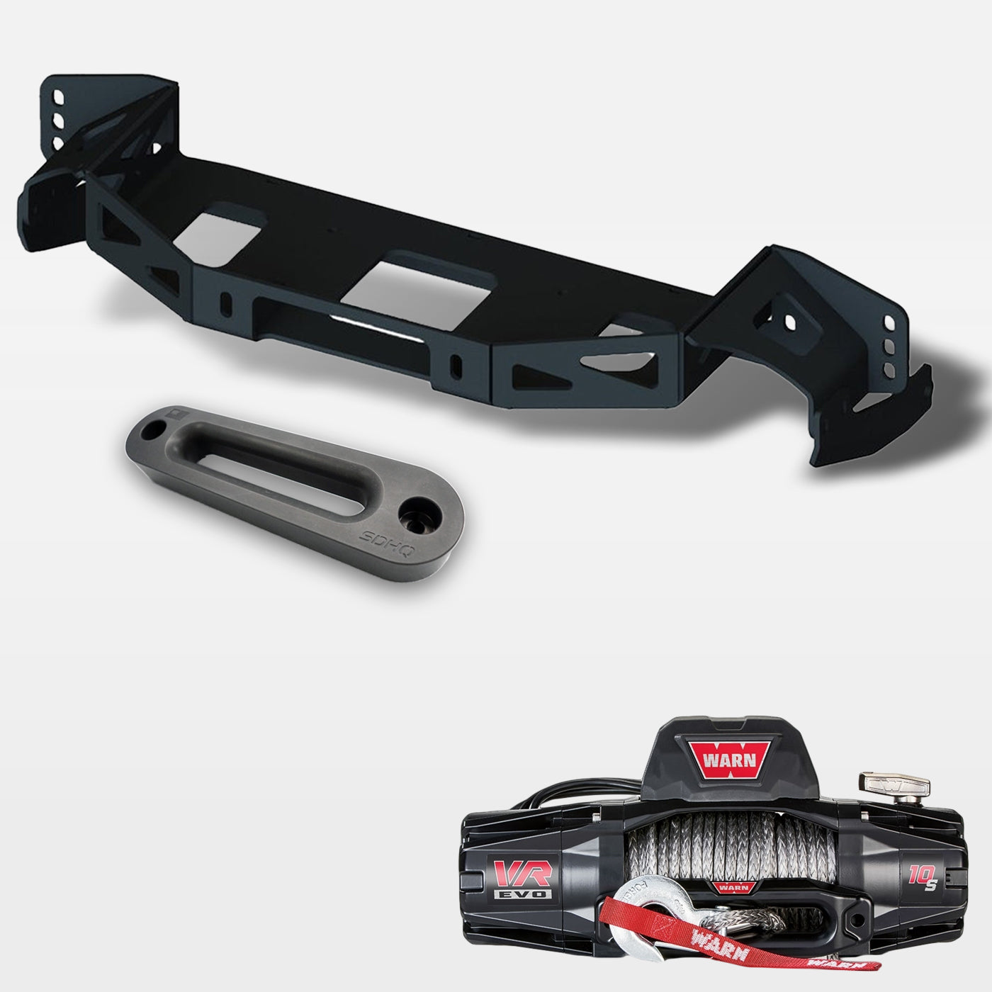 '14-23 Lexus GX460 "Build Your Own" SDHQ Built Winch Mount design with winch and fairlead