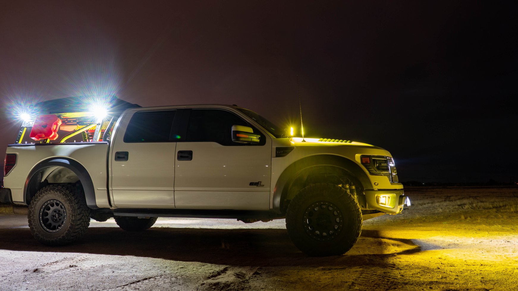 '10-14 Ford Raptor SDHQ Built A-Pillar Light Mounts