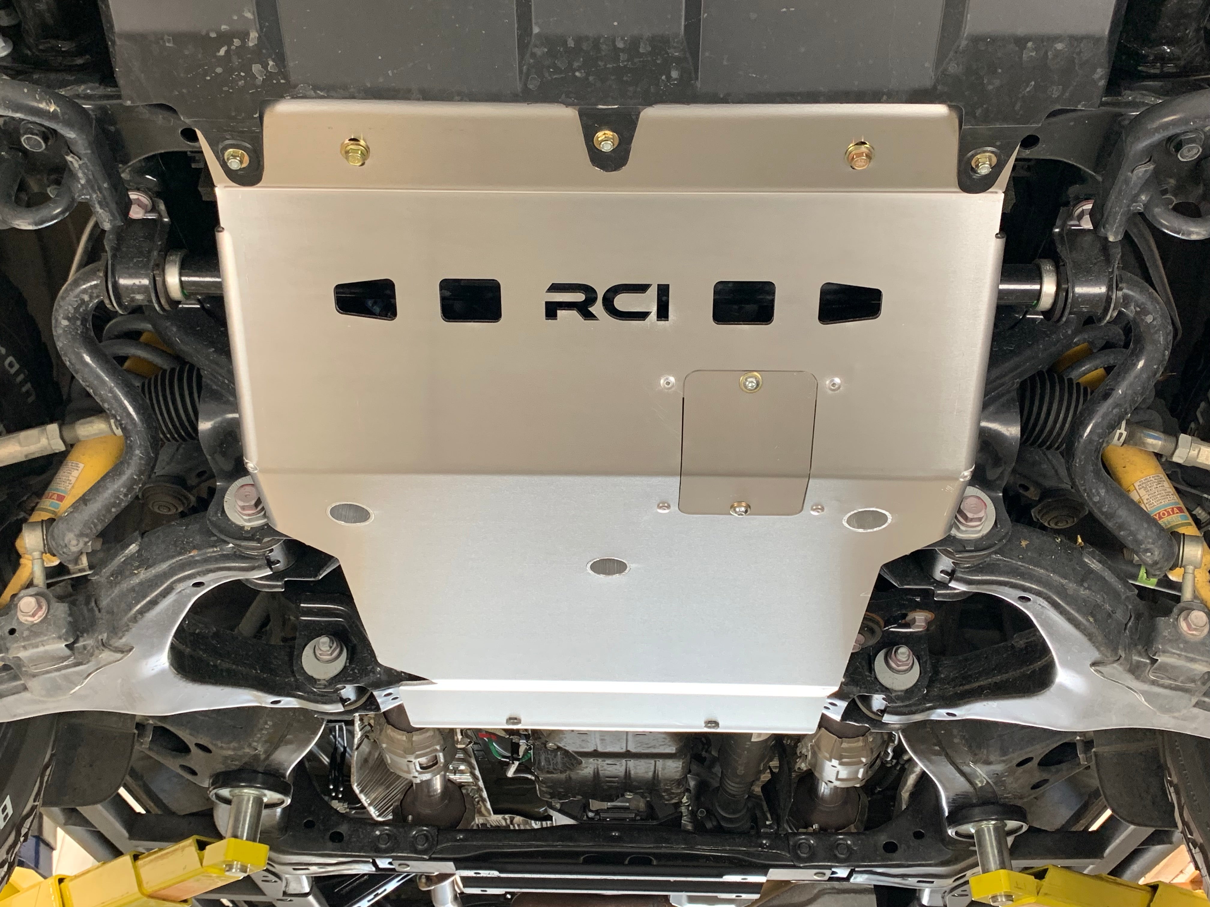 '22-23  Toyota Tundra RCI Off-Road Skid Plate Package (bottom view)