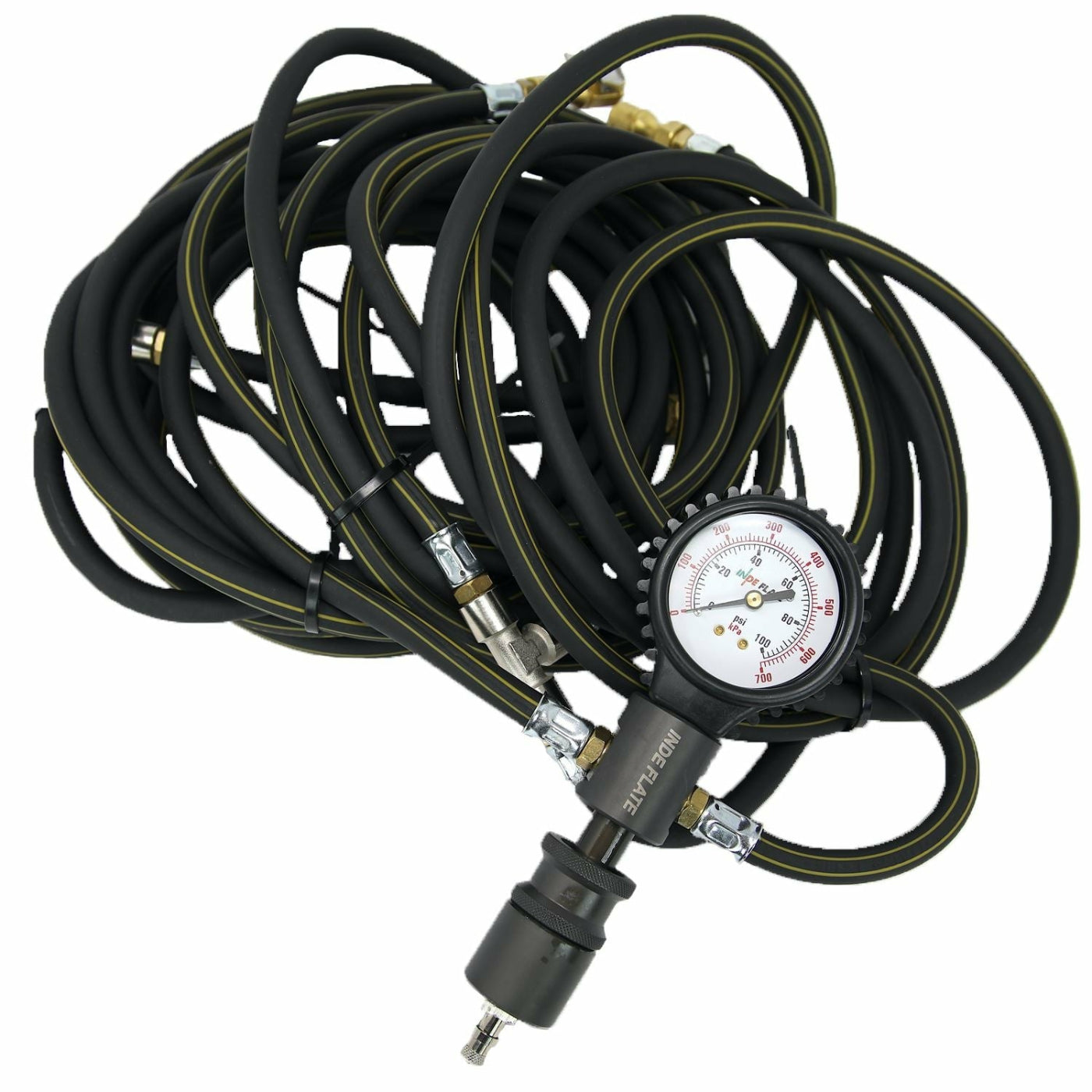Indeflate Four Hose Unit display