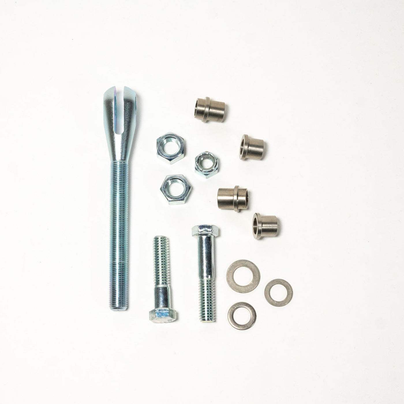 Multi-Strap Clevis Mount display of included parts and hardware 