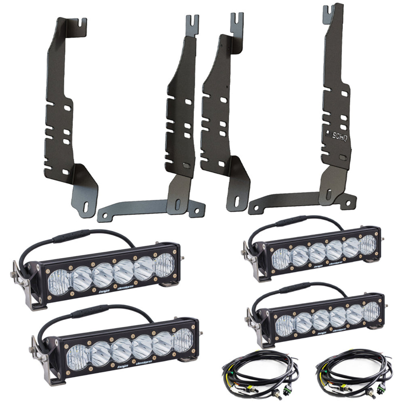 '19-25 Ram 1500 SDHQ Built "Build your Own" Behind the Grille LED Light Bar Mount kit Design 