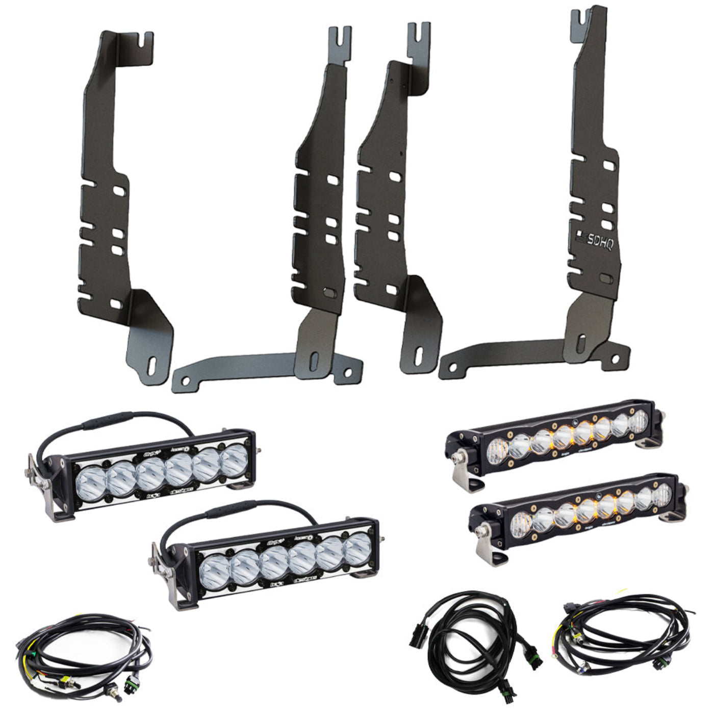 '19-25 Ram 1500 SDHQ Built "Build your Own" Behind the Grille LED Light Bar Mount kit design 