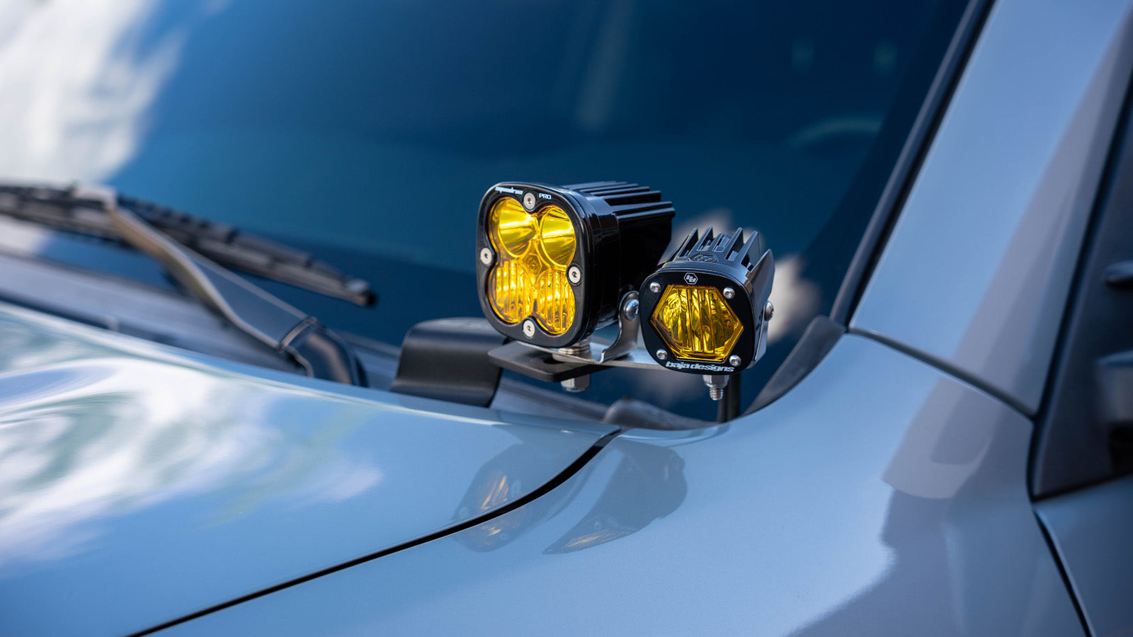 SDHQ Built A-Pillar Add A Light Mount Kit for Baja Designs