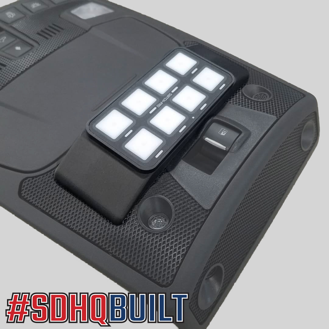 '15-20 Ford F-150 SDHQ Built Switch-Pros SP-9100 Keypad Mount display
