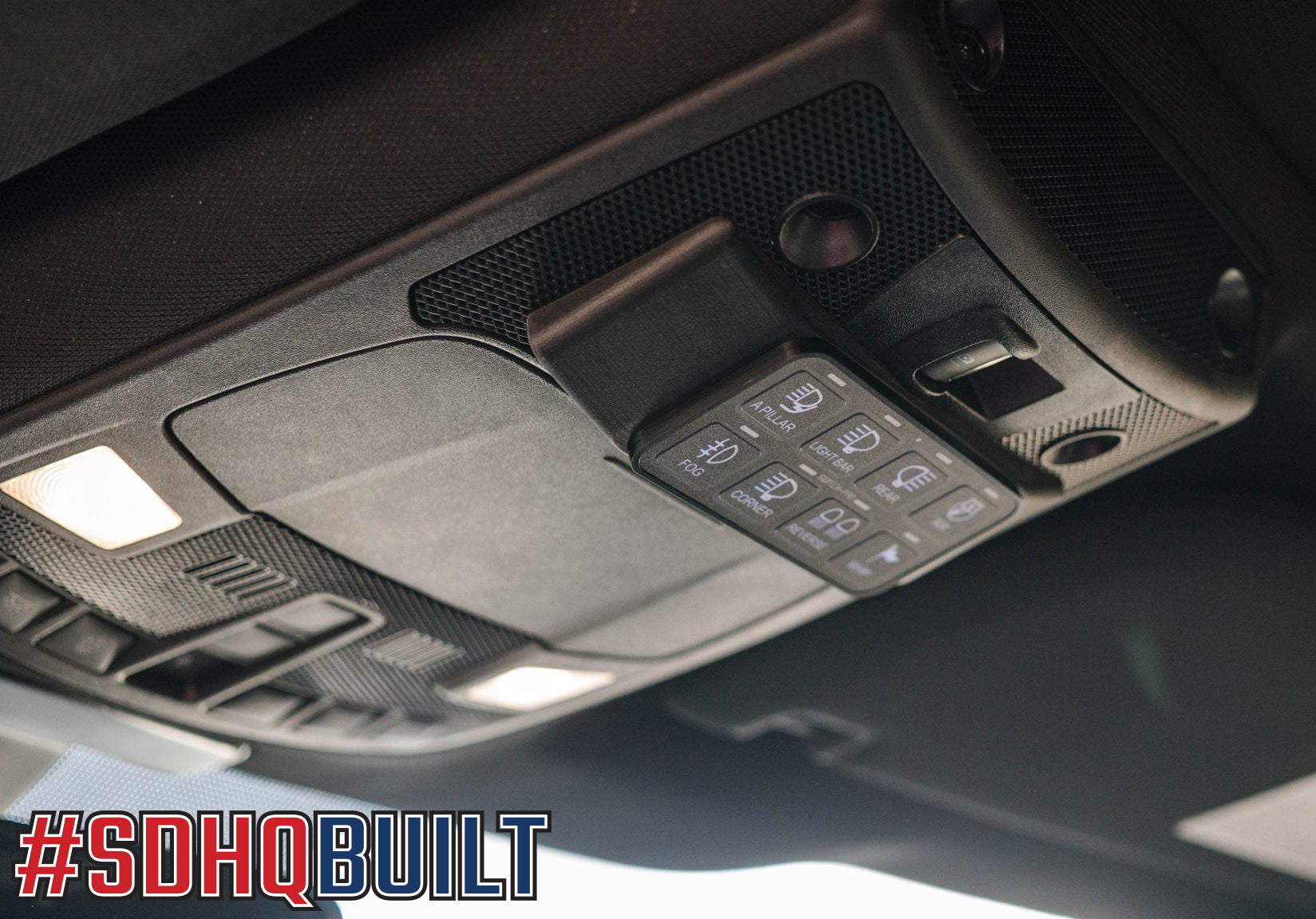 '17-20 Ford Raptor SDHQ Built Switch-Pros SP-9100 Keypad Mount
