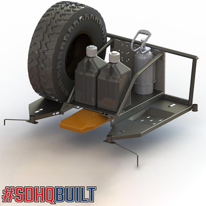 '17-24 Ford F-150 Raptor SDHQ Built In Bed Chase Rack