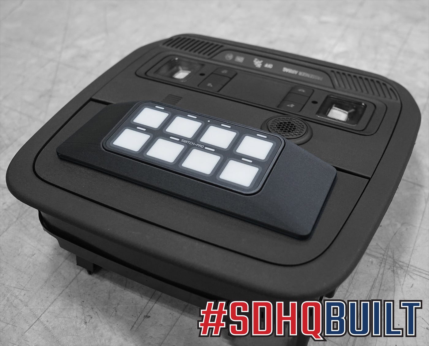 '21-Current Ford Bronco SDHQ Built Switch-Pros SP-9100 Keypad Mount