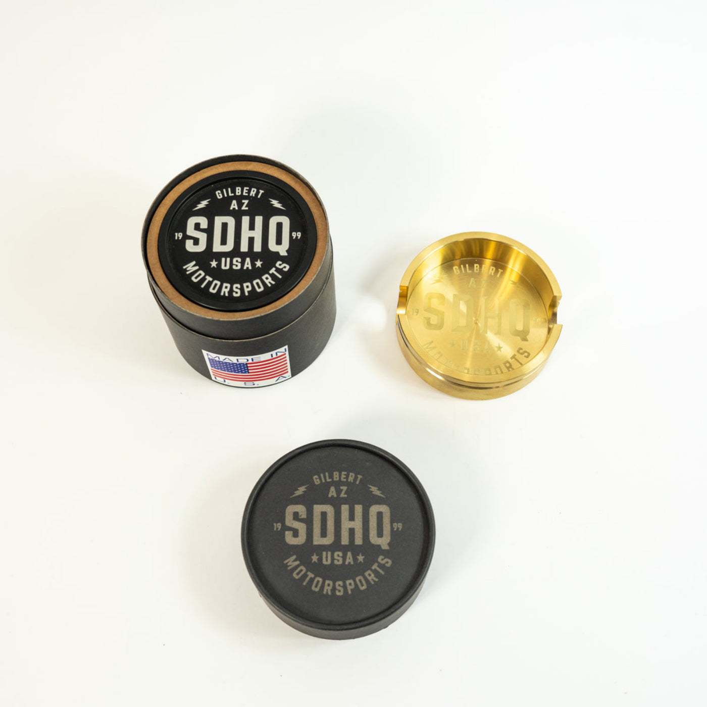 SDHQ Built Coaster Kit w/ Machined Brass Coaster Holder